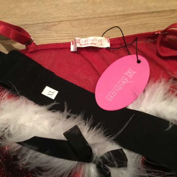 Women’s Christmas Bodysuit Corset Lingerie - Picture 7 of 7